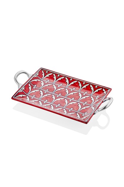 Corallo Serving Tray Red 47x27 cm
