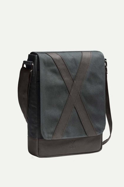 Antrasit Unisex Postacı - Dik Çanta | (Methone - Asphalt)