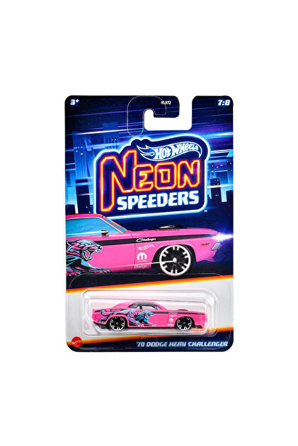 HOT WHEELS Neon Speeder Arabalar 70 Dodge Hemı Challenger JBY98