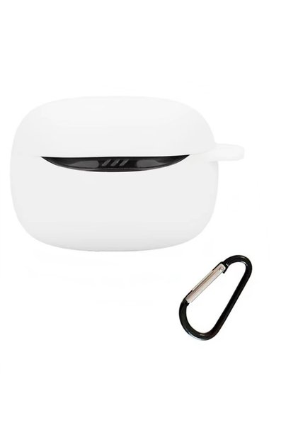 Tune Flex 2 uyumlu Kılıf Mat Kancalı Silikon SF13 Beyaz