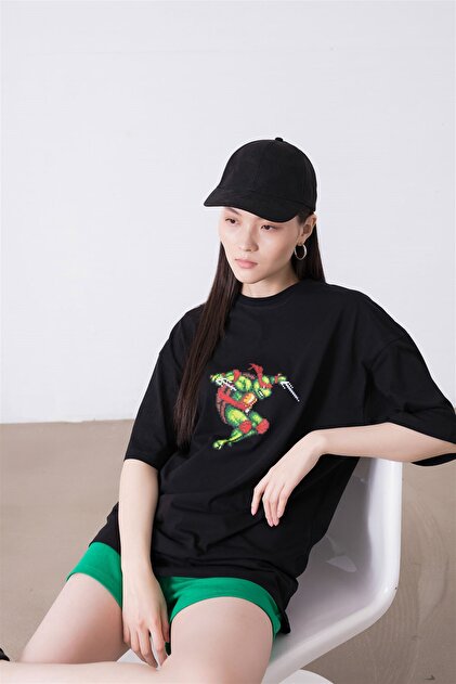 Trendiz Unisex Raphael Ninja Turtles Siyah Tshirt - Fiyatı, Yorumları