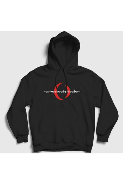 Unisex Black Logo a Perfect Circle Hooded Sweatshirt 453420Tt