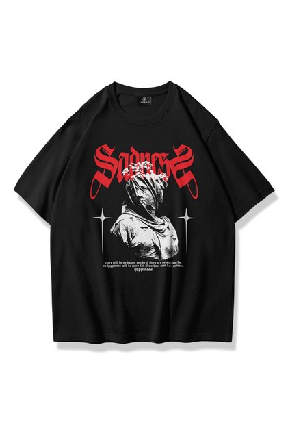 Unisex Sadness Tshirt Black