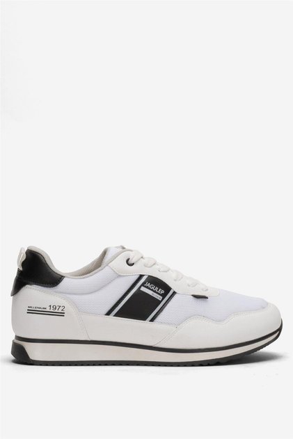 Men's Casual Sneaker Sports Shoes White - Black