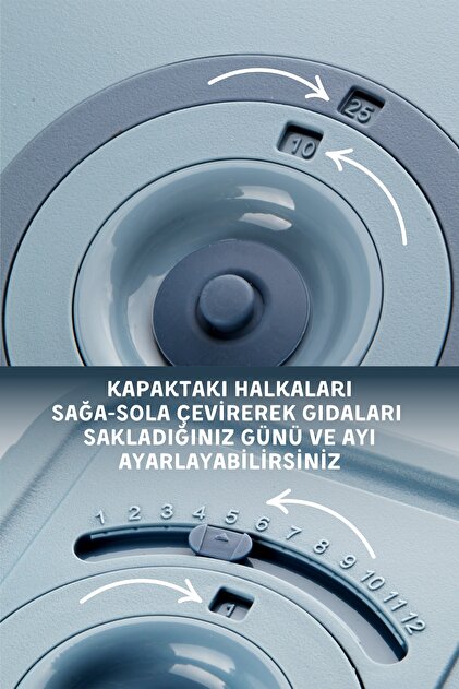 Nandy Home 5'Li Set Vakum Aparatlı Mikrodalga ve Difrizde