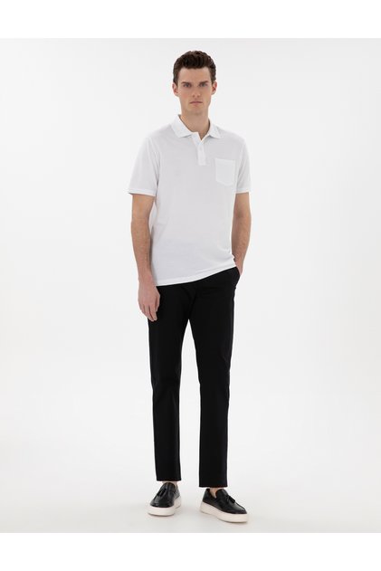 Siyah Regular Fit Basic Kanvas Pantolon 50305473-VR046