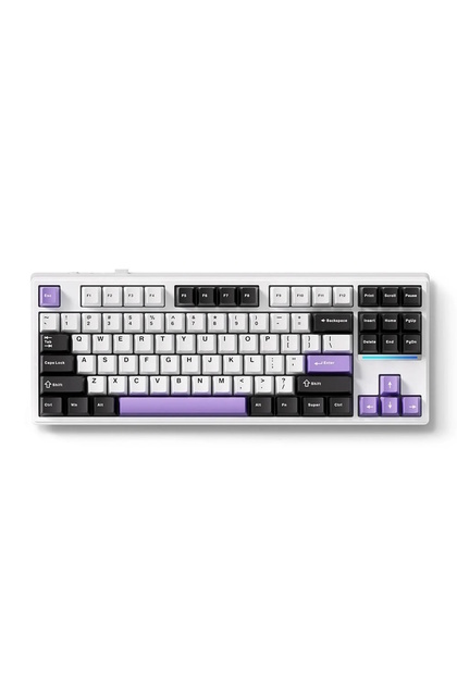 MCHOSE K87 %80 TKL RGB Kablosuz Hotswap Mor Mekanik Gaming Klavye MCHOSE K87 %80 TKL RGB Kablosuz Hotswap Mor Mekanik Gaming Klavye