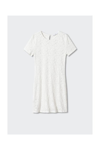 Guipure Short Dress
