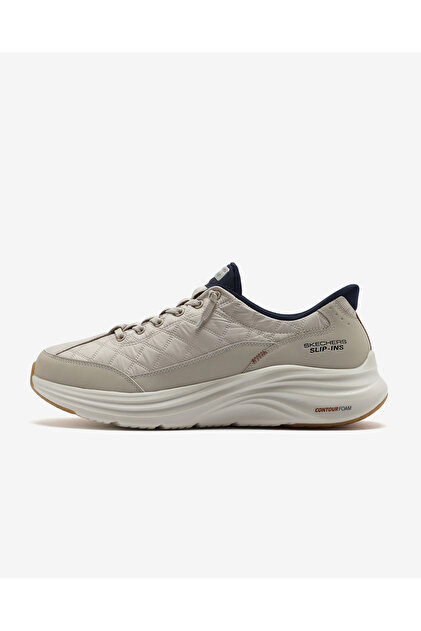 Skechers CONTOUR FOAM - COZY FIT Erkek Bej Spor Ayakkabı 232619