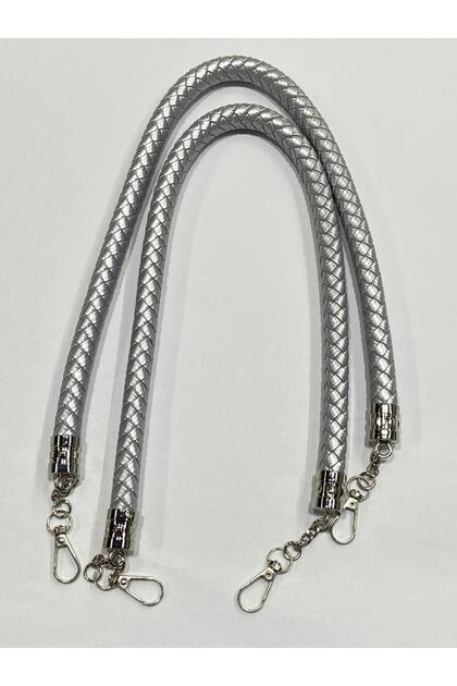 Bag Handle / Knitted Hose Model / 50 cm Silversilver