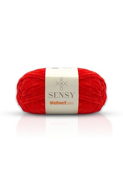Velvet Slim El Örgü Ipi Battaniye Ipi Kazak Ipi Bebek Battaniye Ipi Kadife Ip Amigurumi Ip Kırmızı
