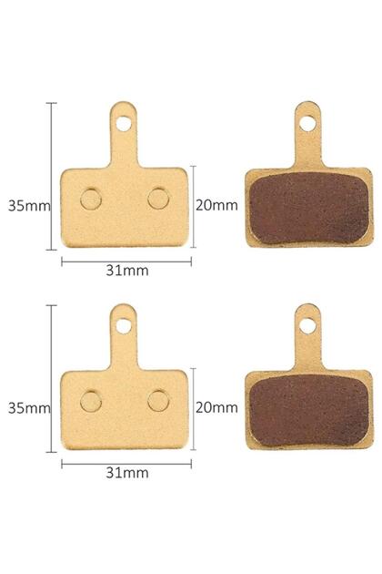 2 Set Bisiklet Hidrolik Mekanik Disk Kaliper Fren Balatası Shimano Model Bisiklet Balata