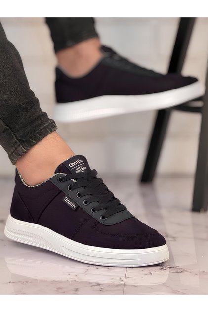 Linen Summer Men's Sports Shoes Walking Running White Black Sneakers