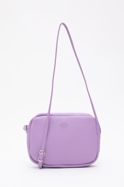 Lilac U23 - Single Zipper Adjustable Women's Mini Shoulder Bag, Crossbody, Urban Style
