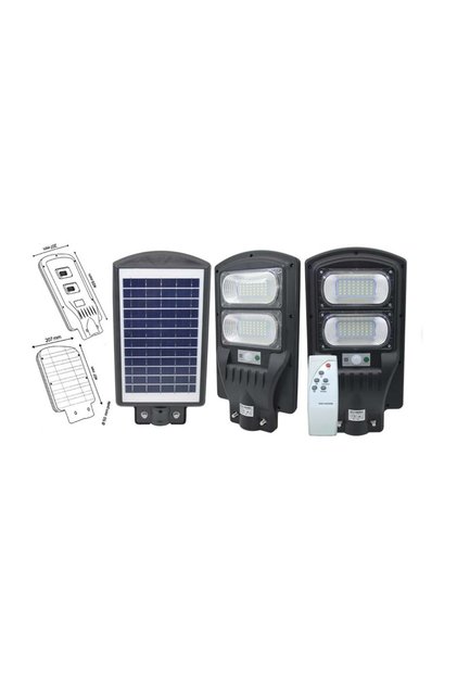 Grand-100 6400k Beyaz Işık Led Solar Sokak Lambası (SENSÖRLÜ KUMANDALI) 314022