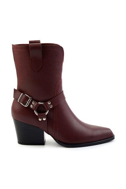Bordo Kadın Bot & Bootie K02055014009