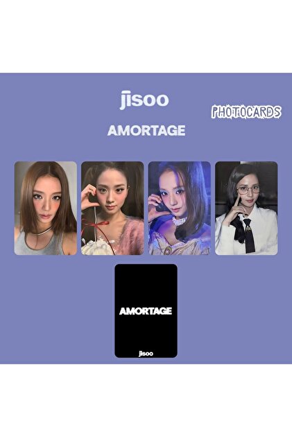 Kpop Dünyasi BLACKPINK Jisoo '' Amortage '' Photocards Set POB 3 Kpop Dünyasi BLACKPINK Jisoo '' Amortage '' Photocards Set POB 3