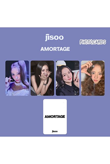 Kpop Dünyasi BLACKPINK '' Jisoo '' Photocards Set 1 - Fiyatı