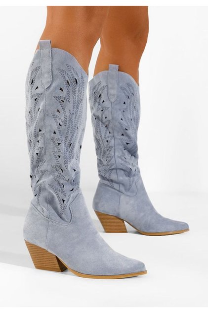 Cizme cowboy dama Indaia bleu