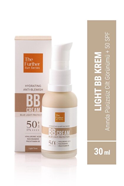 The Further BB Renkli Güneş Kremi SPF50+ | Leke Karşıtı, Cilt Tonu