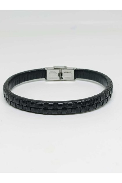 Men's Vegan Surgical Steel Bracelet, Braided Model 20 cm No 4