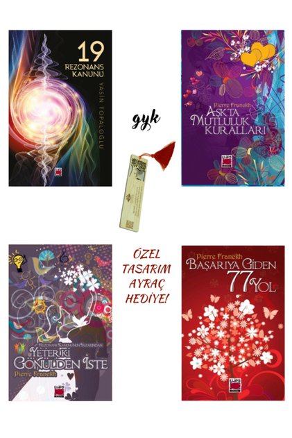 19 Rezonans Kanunu-Aşkta Mutluluk Kuralları-Yeter ki Gönülden İste-Başarıya Giden 77 Yol (AYRAÇLI)