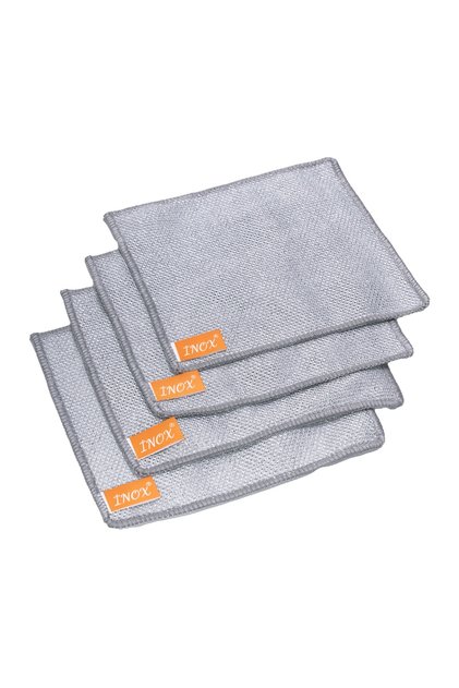 4 Pieces Inox Cleaning Cloth, Domestic and High Quality