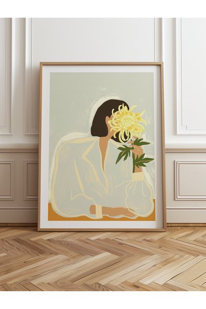 Single Wooden Framed Painting One Piece Poster Painting Tk/952