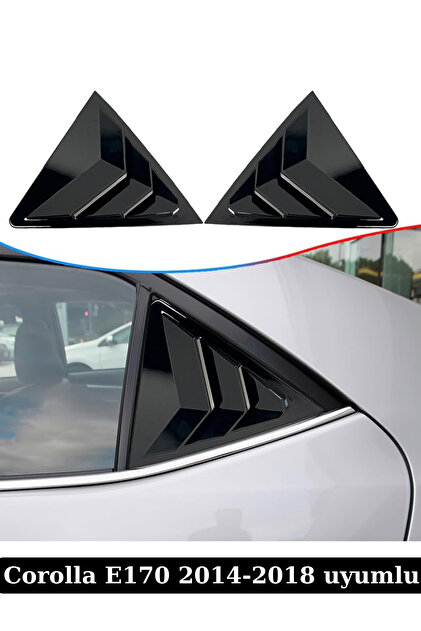 SML Dizayn Toyota Corolla E170 Kelebek Cam Vizörü 2014-2018 Parlak