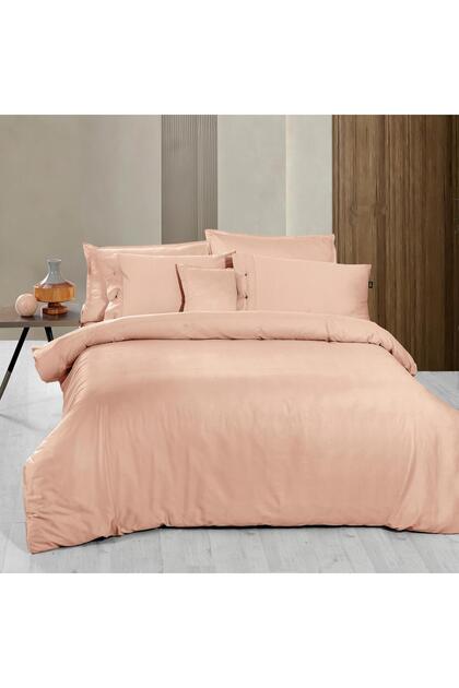 Monochrome Rose%100 Pamuk Saten ''300 TC" Nevresim Takımı ÇK v10