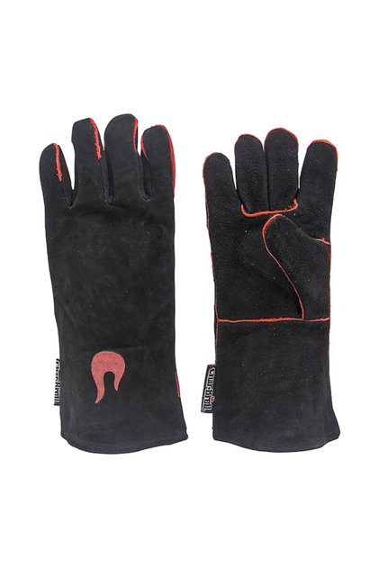 Pair of Hand Stitched Leather BBQ Grill Gloves