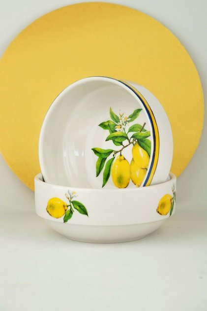 Lemon 2 Porcelain Bowl