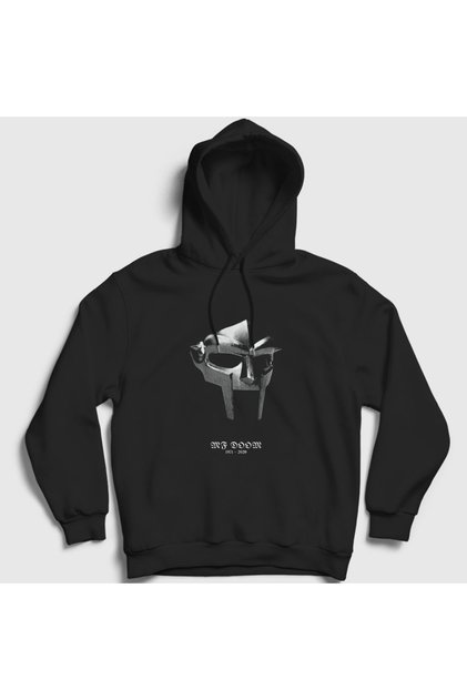 Unisex Black Metal Mask Rap Mf Doom Hooded Sweatshirt 454750 Tt