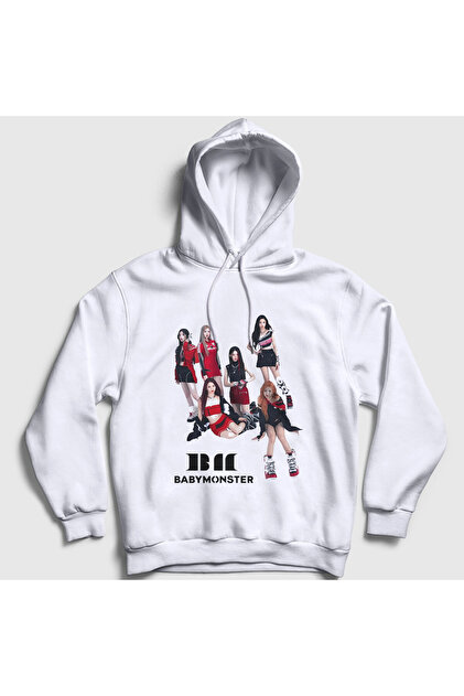 Presmono Unisex Beyaz Band K Pop Baby Monster Babymonster