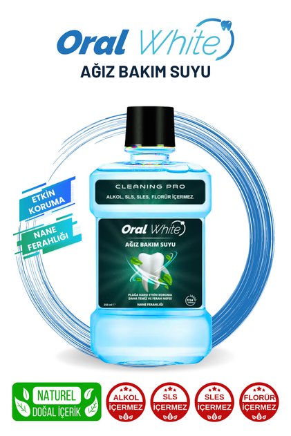Cleaning Pro Ağız Bakım Suyu Nane Ferahlığı 250 ml Alkolsüz