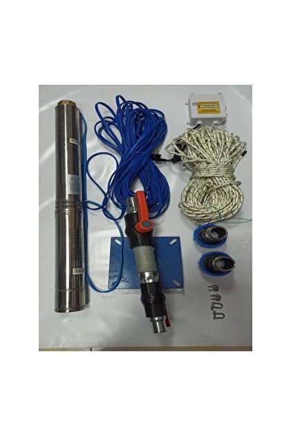 4Sdm4/10 1 Hp Alarko 45 Mt Yassi Kablolu Ve Panolu 90 Mt Halatli