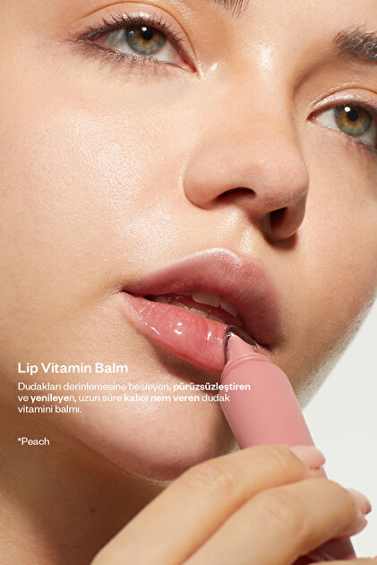 Kremi Peptit ve Seramid içerikli Metal Uçlu Lip Balm ve Onarıcı