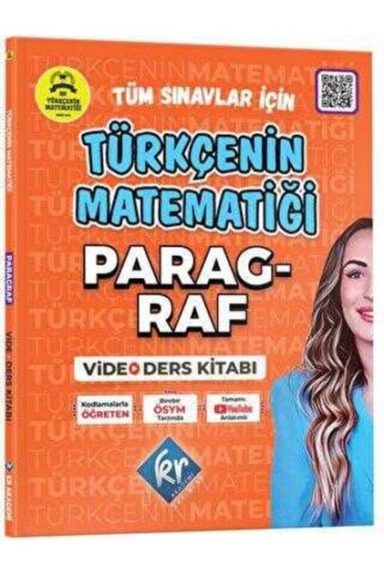 KR Akademi Yayınları Gamze Hoca Türkçenin Matematiği Tüm Sınavlar İçin Paragraf Video Ders Kitabı