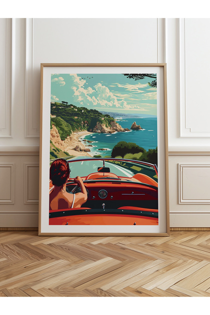 Single Wooden Framed Painting One Piece Poster Painting Tk/959