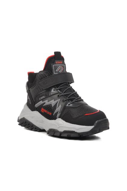 Lukas F Black Non-Slip Sole Kids Boots