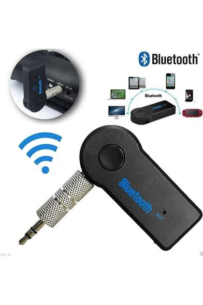 Svein Şarjlı Blutooth Aux Araç Kiti Müzik Ses Alıcı Adaptörü 3.5mm