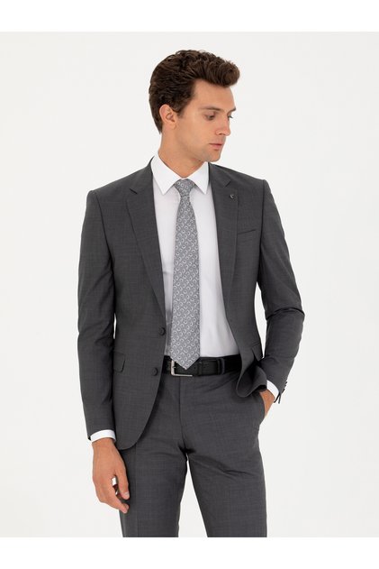 Smoked Slim Fit Jacket 50267713-Vr058