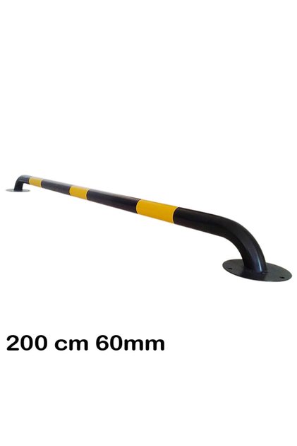 Park Stoperi Demir Otopark Stoperi Araç Stoperi Otopark Bariyeri 200cm Ø60mm 2mm