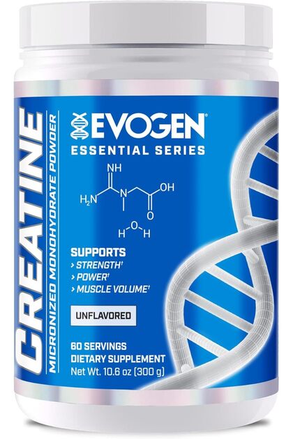 Evogen Creatine Monohydrate Mico 5.G Unflavored 60 Srv