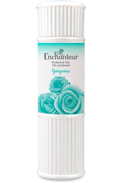 Perfumed Talc Gorgeous 250gm --- انشانتيور بودرة معطره 250جرام