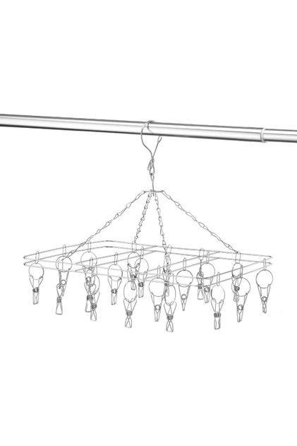 Stainless Steel Clip Drip Clothes Drying Hanger