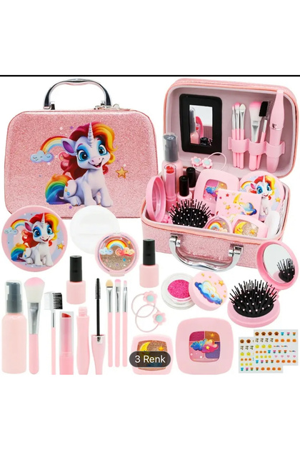 seyuse Unicorn Çocuk Makyaj Çantası Seti 22 Parça - Fiyatı, Yorumları
