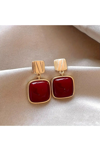 Imperia-Etnik Square Earrings