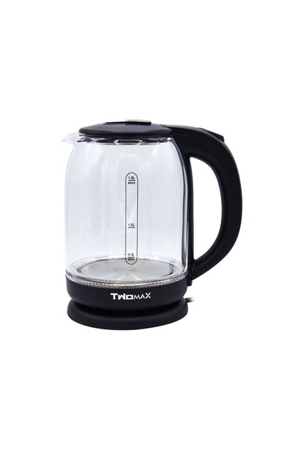 غلاية كهربائية 1.8 لتر 1500 وات TM-1518 - زجاج