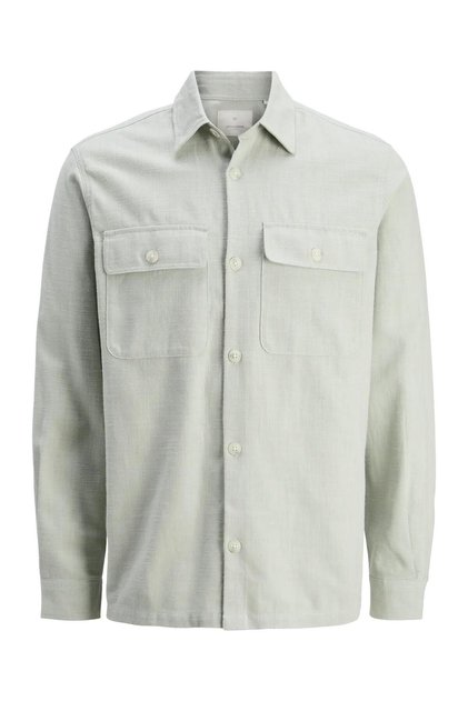 JPRCCRAYMOND SPRING SOLID OVERSHIRT SN Aqua Γκρι